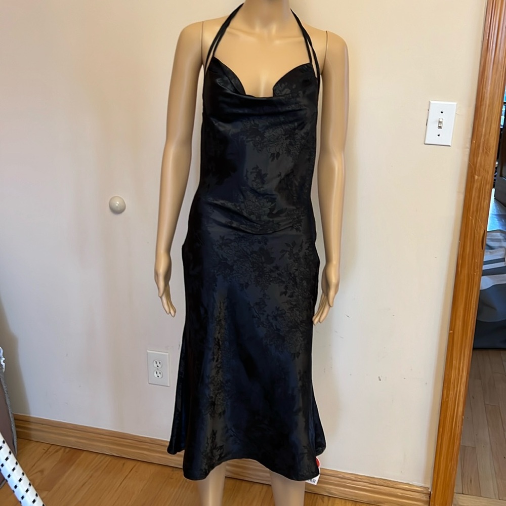 Open back club midi dress.